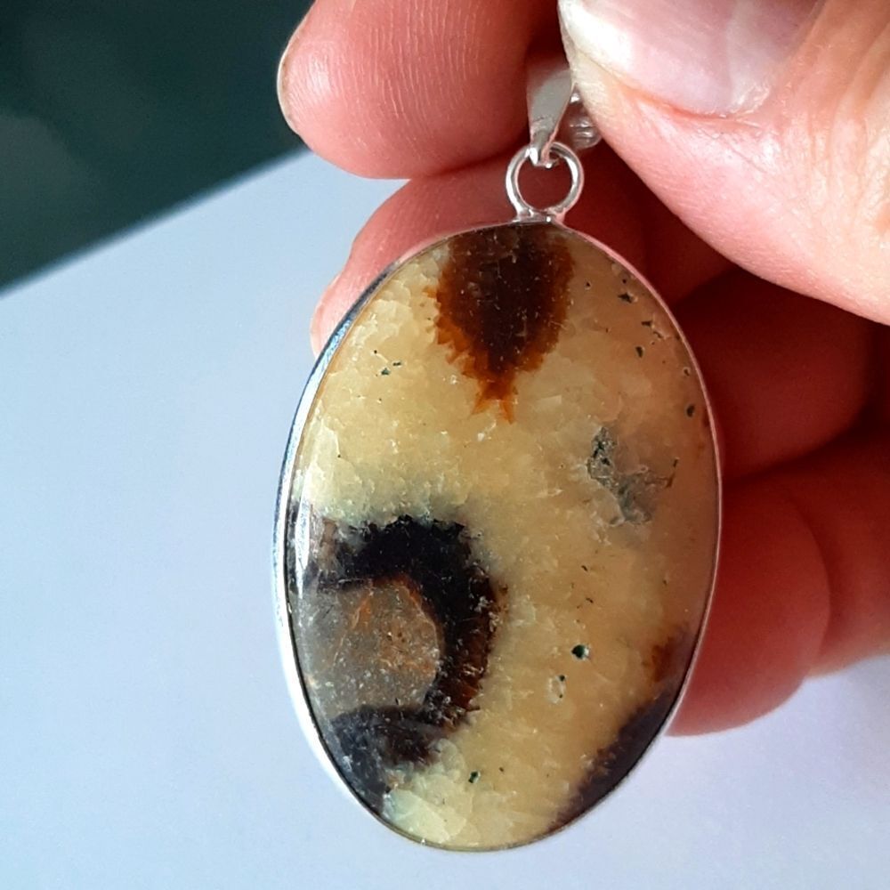 Septarian Pendant Necklace